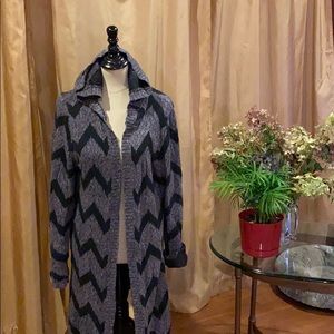 Mid length women’s cardigan